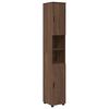 vidaXL Σετ Επίπλων Μπάνιου Επιτοίχιο 4 pcs Καφέ δρυς 61 x 35 x 64 εκ.