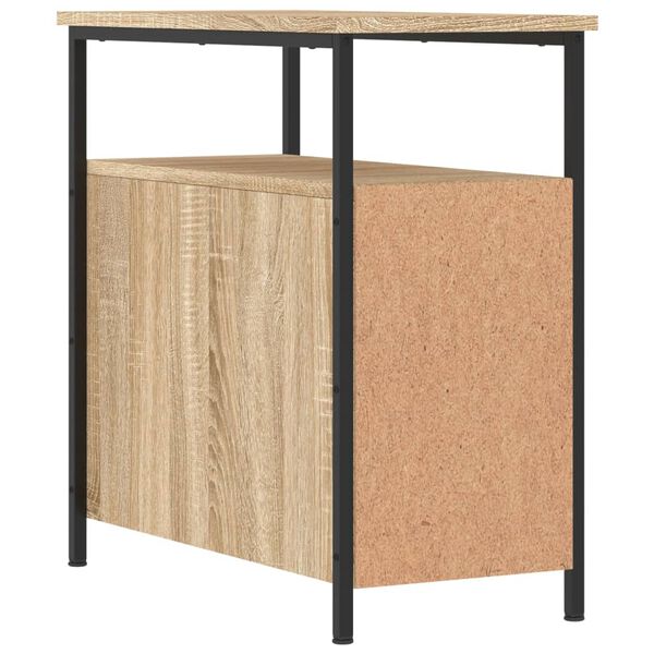 vidaXL Κομοδίνο Sonoma Δρυς 30 x 60 x 60 εκ. από Επεξεργασμένο Ξύλο