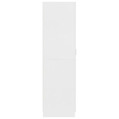 vidaXL Ντουλάπα Λευκή 80 x 52 x 180 εκ. από Μοριοσανίδα