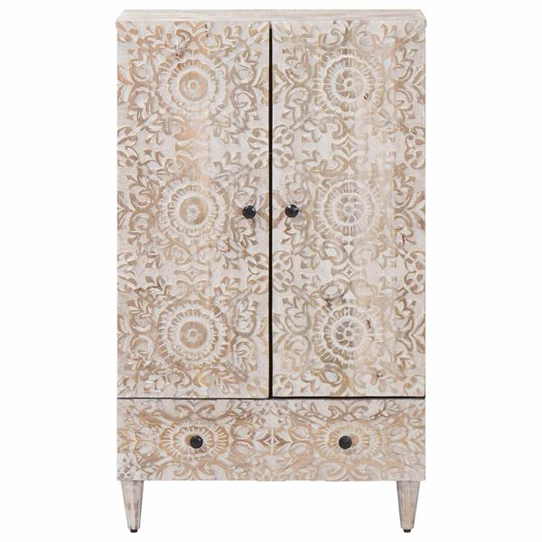 vidaXL &Psi;&eta;&lambda;ή &Epsilon;&pi;&iota;&phi;ά&nu;&epsilon;&iota;&alpha; &Lambda;&epsilon;&upsilon;&kappa;ό 60 x 33,5 x 100 &epsilon;&kappa;. &Sigma;&tau;&epsilon;&rho;&epsilon;ό &xi;ύ&lambda;&omicron; &mu;ά&nu;&gamma;&kappa;&omicron;