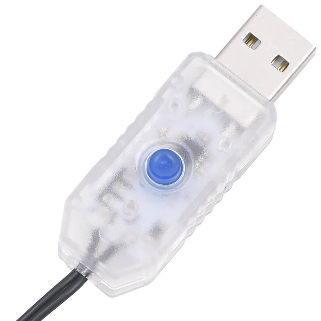 vidaXL Χριστουγεννιάτικο Δέντρο Slim Αρθρωτό με 300 LED 180 εκ.
