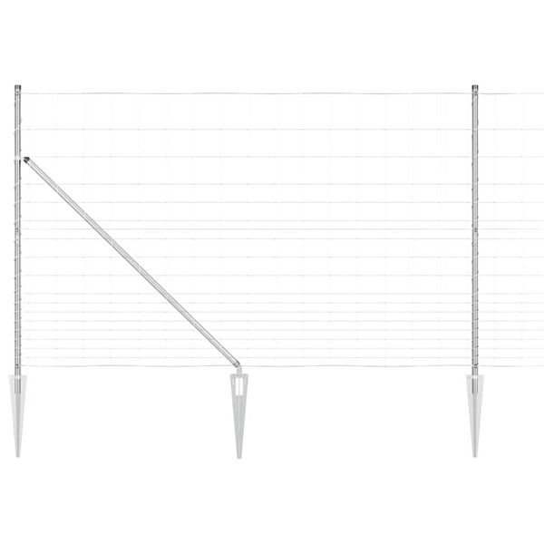 vidaXL &Sigma;&tau;ύ&lambda;&omicron;&sigmaf; &Pi;&epsilon;&rho;&iota;&phi;&rho;ά&xi;&epsilon;&omega;&nu; &Gamma;&alpha;&lambda;&beta;&alpha;&nu;&iota;&sigma;&mu;έ&nu;&omicron; 25 x 1,5 m &Alpha;&tau;&sigma;ά&lambda;&iota;