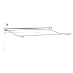 vidaXL &Eta;&lambda;&epsilon;&kappa;&tau;&rho;&iota;&kappa;ό &pi;&lambda;&alpha;ί&sigma;&iota;&omicron; &tau;έ&nu;&tau;&alpha;&sigmaf; &mu;&epsilon; LED &Lambda;&epsilon;&upsilon;&kappa;ό&sigmaf; 2,5 x 2 m &Alpha;&lambda;&omicron;&upsilon;&mu;ί&nu;&iota;&omicron;