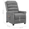vidaXL Πολυθρόνα Μασάζ Γκρι από Συνθετικό Δέρμα