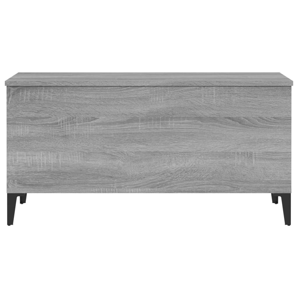 vidaXL Τραπεζάκι Σαλονιού Γκρι Sonoma 90x44,5x45 εκ.Επεξεργασμένο Ξύλο