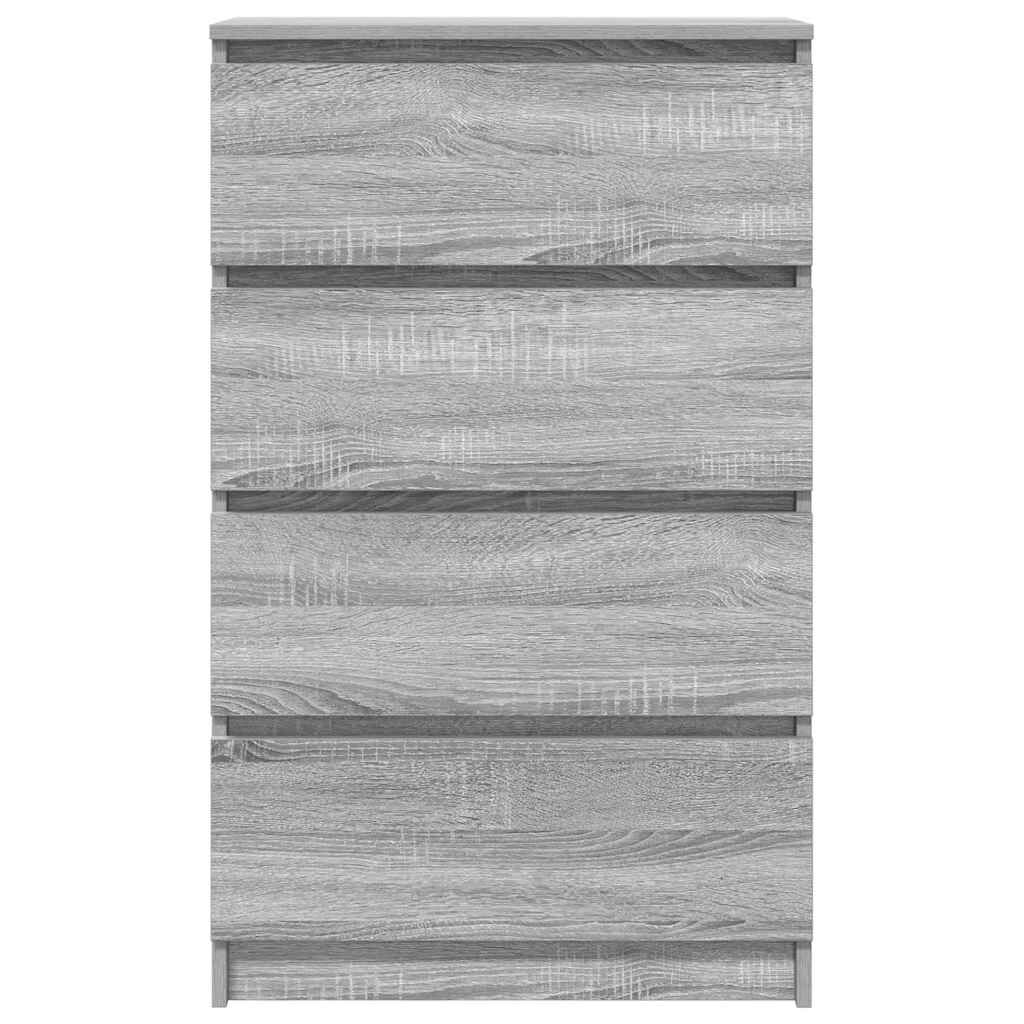 vidaXL Συρταριέρα Γκρι Sonoma 60x35x98,5 εκ. από Επεξεργασμένο Ξύλο