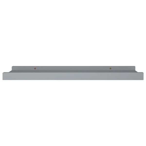 vidaXL Ράφια για Κορνίζες 2 τεμ. Γκρι 40 x 9 x 3 εκ. από MDF