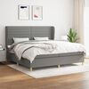 vidaXL &Kappa;&rho;&epsilon;&beta;ά&tau;&iota; Boxspring &mu;&epsilon; &Sigma;&tau;&rho;ώ&mu;&alpha; &Sigma;&kappa;&omicron;ύ&rho;&omicron; &Gamma;&kappa;&rho;&iota; 200x200 &epsilon;&kappa;. &Upsilon;&phi;&alpha;&sigma;&mu;ά&tau;&iota;&nu;&omicron;