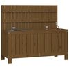 vidaXL Κουτί Αποθήκευσης Καφέ Μελί 108x42,5x54 εκ. Μασίφ Ξύλο Πεύκου