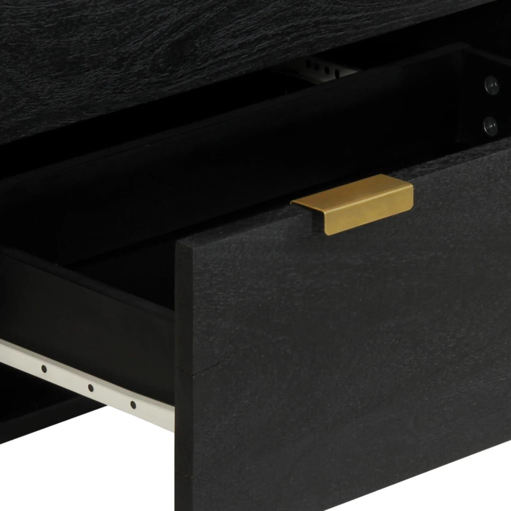 vidaXL Μπουφές Μαύρος 60x33x75 εκ. από Επεξεργασμένο Ξύλο