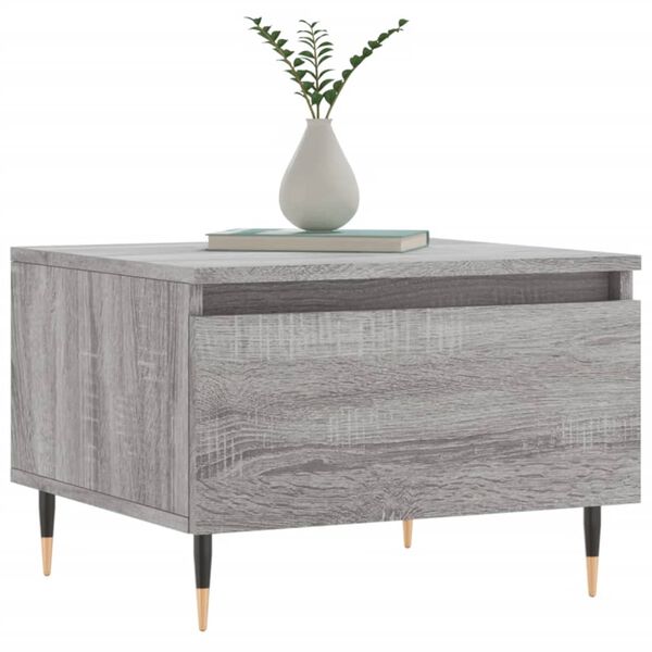 vidaXL Τραπεζάκια Σαλονιού 2 τεμ. Γκρι Sonoma 50x46x35 εκ. Επεξ. Ξύλο