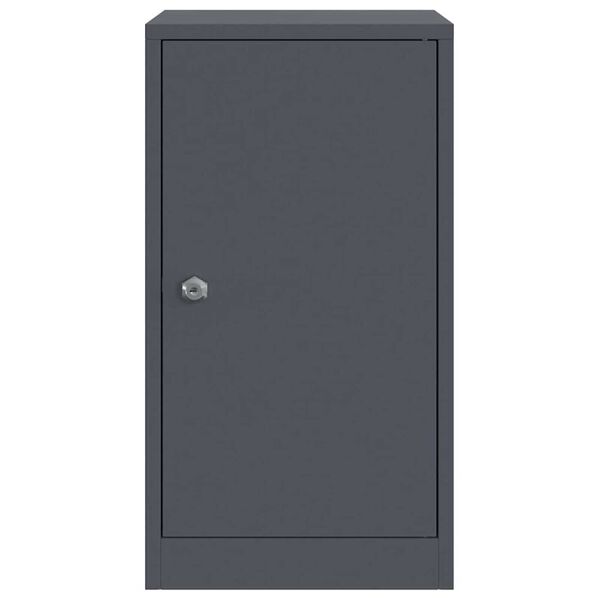 vidaXL γραμματοκιβώτιο Ανθρακί 30 x 23 x 55 εκ. Ατσάλι