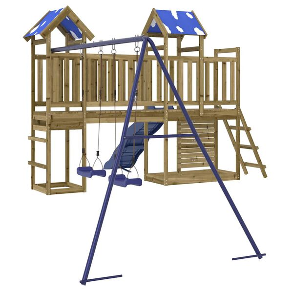 vidaXL Παιδική Χαρά Εξωτερικού Χώρου από Εμποτισμένο Ξύλο Πεύκου