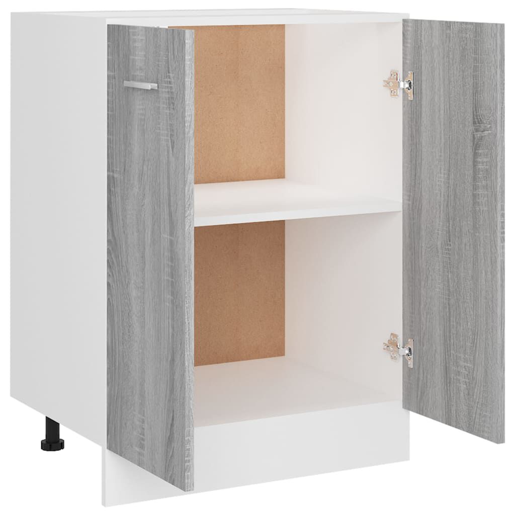 vidaXL Ντουλάπι Lyon Γκρι Sonoma 60 x 46 x 81,5εκ. Επεξεργασμένο Ξύλο