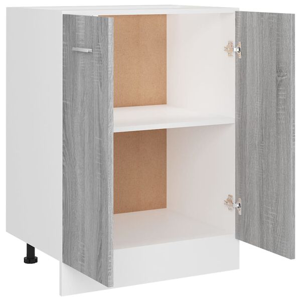 vidaXL Ντουλάπι Lyon Γκρι Sonoma 60 x 46 x 81,5εκ. Επεξεργασμένο Ξύλο