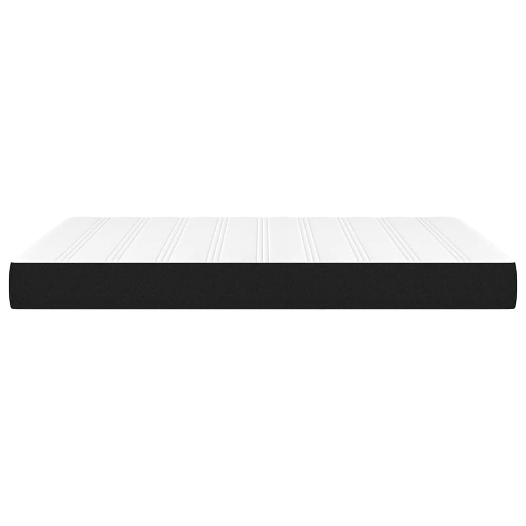 vidaXL Στρώμα με Pocket Springs Μαύρο 140x200x20 εκ. Υφασμάτινο