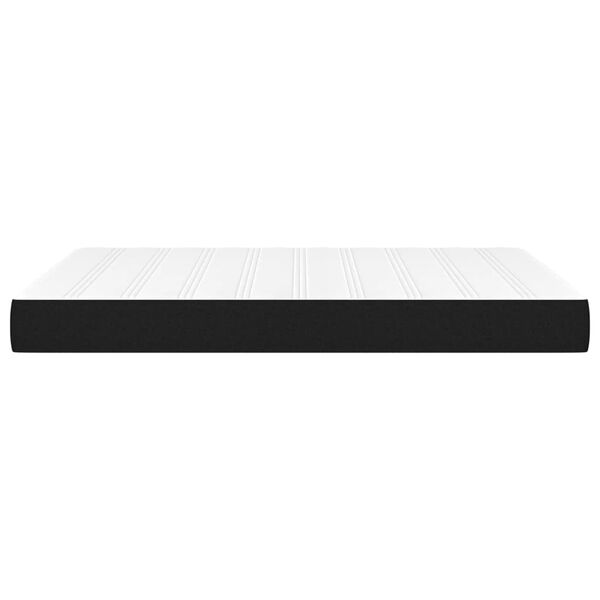 vidaXL Στρώμα με Pocket Springs Μαύρο 140x200x20 εκ. Υφασμάτινο