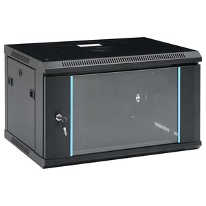 vidaXL Καμπίνα Δικτύου Επιτοίχια 6U 19'' IP20 600x450x350 χιλ.