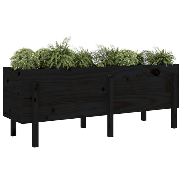 vidaXL Ζαρντινιέρα Υπερυψωμένη 160 x 50 x 57 εκ. από Μασίφ Ξύλο Πεύκου