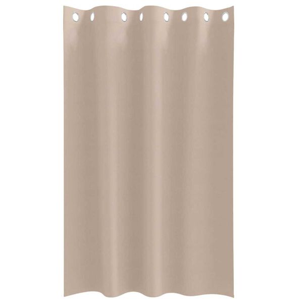 vidaXL &Kappa;&omicron;&upsilon;&rho;&tau;ί&nu;&epsilon;&sigmaf; &Mu;&alpha;ύ&rho;&eta;&sigmaf; Ύ&phi;&alpha;&nu;&sigma;&eta;&sigmaf; &mu;&epsilon; &Delta;&alpha;&chi;&tau;&upsilon;&lambda;ί&delta;&iota;&alpha; 2 pcs Taupe