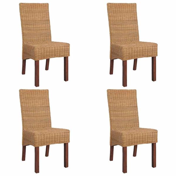 vidaXL &Kappa;&alpha;&rho;έ&kappa;&lambda;&epsilon;&sigmaf; &Tau;&rho;&alpha;&pi;&epsilon;&zeta;&alpha;&rho;ί&alpha;&sigmaf; 4 &tau;&epsilon;&mu;. &Kappa;&alpha;&phi;έ &alpha;&pi;ό &Gamma;&nu;ή&sigma;&iota;&omicron; &Rho;&alpha;&tau;ά&nu;