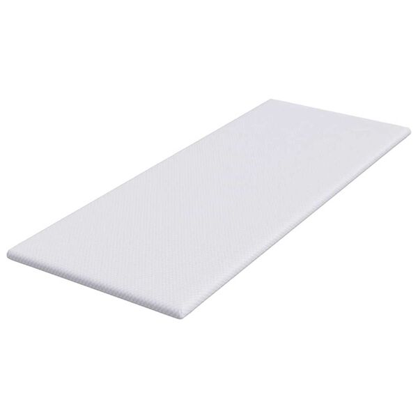 vidaXL Στρώματα Λευκό 70 x 200 cm 100% ύφασμα πολυεστέρα με τζακάρ