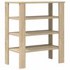 Ράφι παπουτσιών vidaXL Sonoma Oak 61x32x70 cm Κατασκευασμένο ξύλο