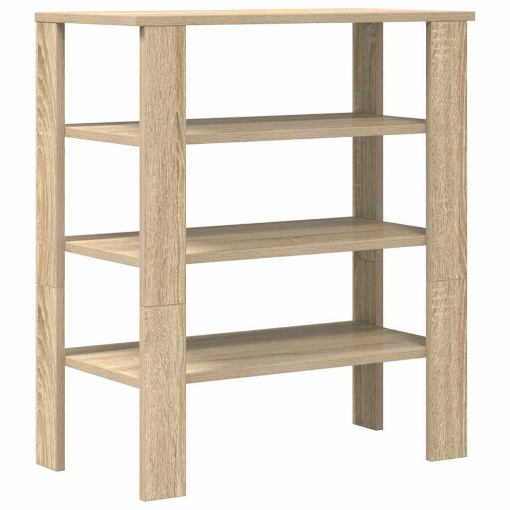 Ράφι παπουτσιών vidaXL Sonoma Oak 61x32x70 cm Κατασκευασμένο ξύλο