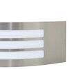 vidaXL Εξωτερικά Φωτιστικά Τοίχου 2 pcs Ασημί 32 x 10 x 10 εκ
