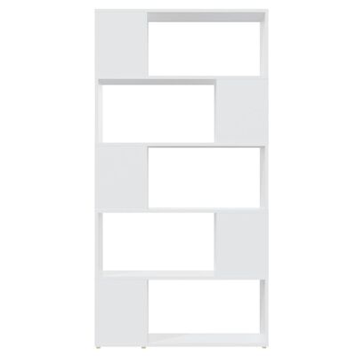vidaXL Βιβλιοθήκη/Διαχωριστικό Χώρου Λευκό 80x24x155 εκ. Μοριοσανίδα