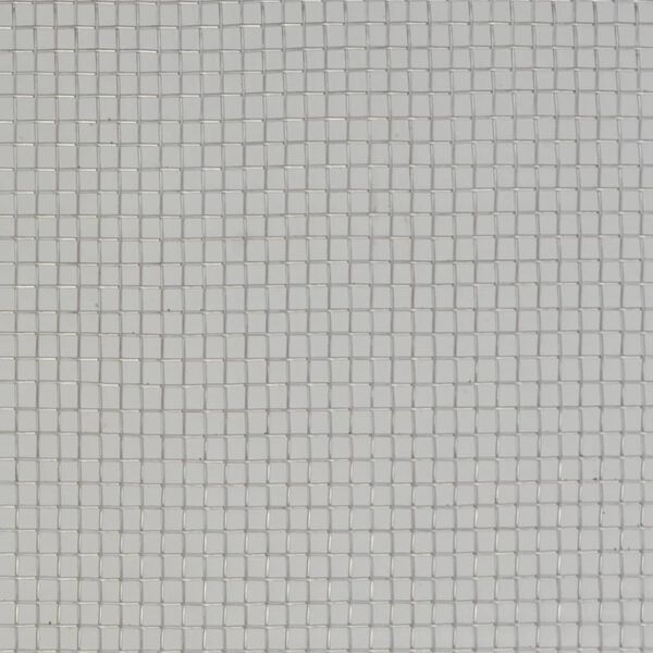 vidaXL Δικτυωτό Πλέγμα Ασημί 100 x 1000 εκ. από Ανοξείδωτο Ατσάλι