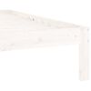 vidaXL Πλαίσιο Κρεβατιού Λευκό 120 x 200 εκ. από Μασίφ Ξύλο Πεύκου