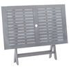 vidaXL Τραπέζι Κήπου Πτυσσόμενο 120 x 70 x 75 εκ. Μασίφ Ξύλο Ακακίας