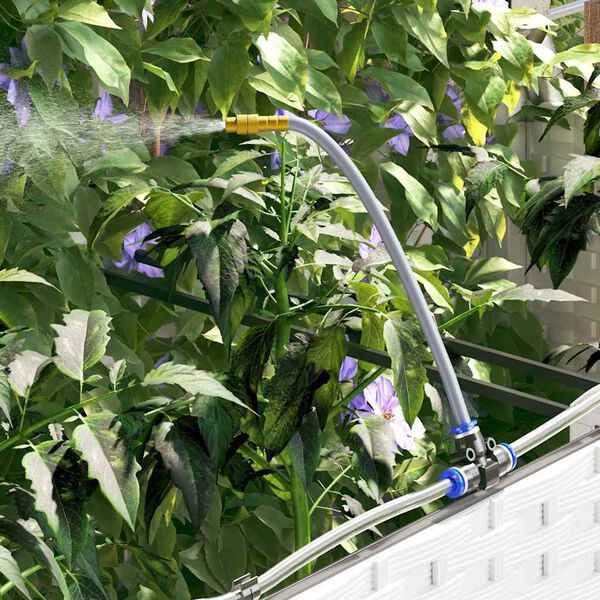 vidaXL &Gamma;&lambda;ά&sigma;&tau;&rho;&alpha; &Kappa;ή&pi;&omicron;&upsilon; 4 pcs &Lambda;&epsilon;&upsilon;&kappa;ό &Alpha;&tau;&sigma;ά&lambda;&iota;