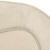vidaXL Καναπές - Κρεβάτι Σκύλου Κρεμ 67 x 47 x 36 εκ. Βελουτέ