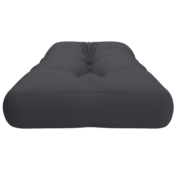 vidaXL Μαξιλάρι Παλέτας Ανθρακί 120 x 40 x 12 εκ. Υφασμάτινο