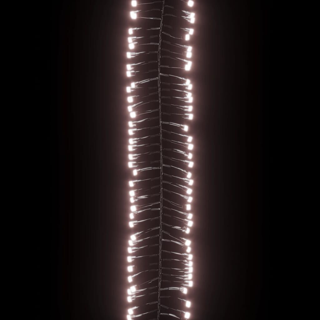 vidaXL Φωτάκια Cluster με 2000 LED Θερμό Λευκό 17 μ. από PVC