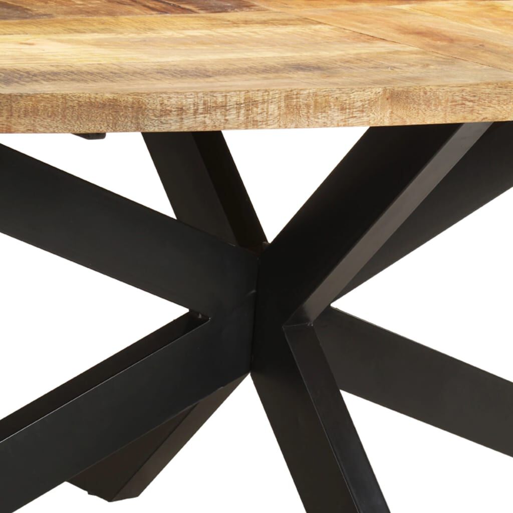 vidaXL Τραπεζαρία 240 x 100 x 75 εκ. από Ακατέργαστο Ξύλο Μάνγκο