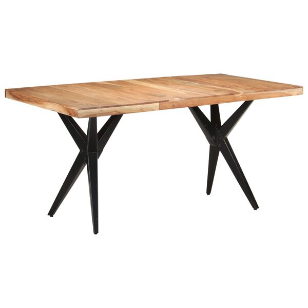 vidaXL Τραπεζαρία 160 x 80 x 76 εκ. από Μασίφ Ξύλο Ακακίας