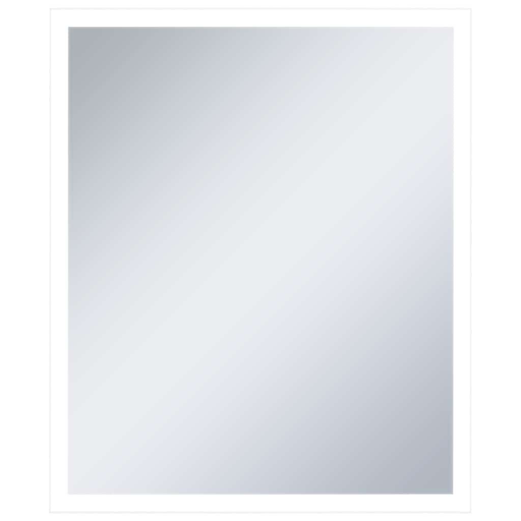 vidaXL Καθρέφτης Μπάνιου Τοίχου με LED 50 x 60 εκ.