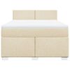 vidaXL &Kappa;&rho;&epsilon;&beta;ά&tau;&iota; Boxspring &mu;&epsilon; &Sigma;&tau;&rho;ώ&mu;&alpha; &Kappa;&rho;&epsilon;&mu; 160x200 &epsilon;&kappa;. &Upsilon;&phi;&alpha;&sigma;&mu;ά&tau;&iota;&nu;&omicron;