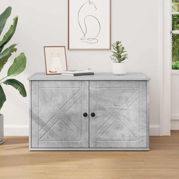 vidaXL &Sigma;&pi;ί&tau;&iota; &Gamma;ά&tau;&alpha;&sigmaf; &Sigma;&kappa;&upsilon;&rho;ό&delta;&epsilon;&mu;&alpha; 85 x 55 x 50 &epsilon;&kappa;. &Epsilon;&pi;&epsilon;&xi;&epsilon;&rho;&gamma;&alpha;&sigma;&mu;έ&nu;&omicron; &xi;ύ&lambda;&omicron;