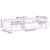 vidaXL Κρεβάτι με αποθηκευτικό χώρο Δρύς Sonoma 100 x 200 cm