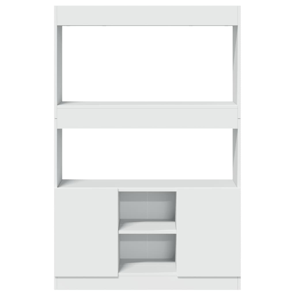 vidaXL Ντουλάπι Λευκό 92x33x140 εκ. από Επεξεργασμένο Ξύλο