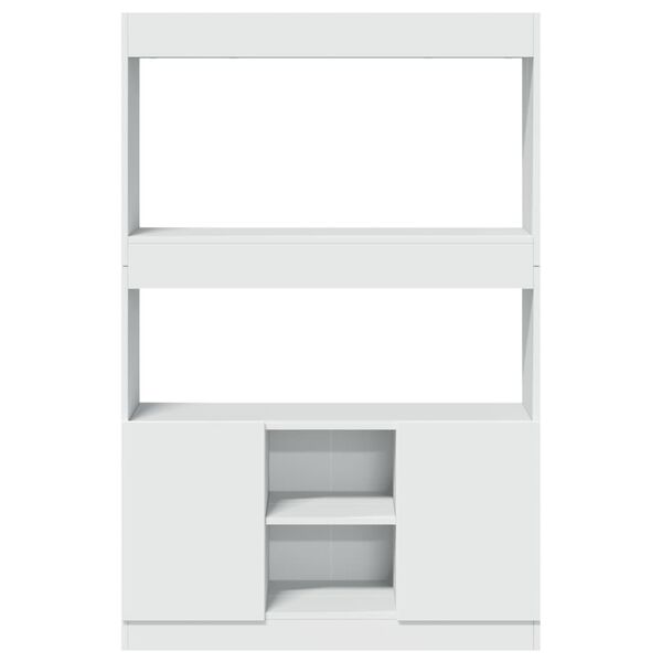 vidaXL Ντουλάπι Λευκό 92x33x140 εκ. από Επεξεργασμένο Ξύλο