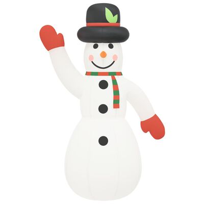 vidaXL Χιονάνθρωπος Φουσκωτός Χριστουγεννιάτικος με LED 1000 εκ.