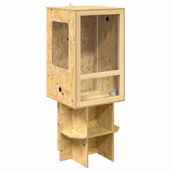 vidaXL Terrarium Καφέ 50 x 50 x 130 εκ OSB