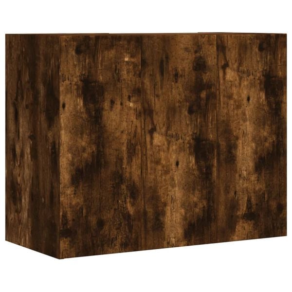 vidaXL Ντουλάπι Τοίχου Καπνιστή Δρυς 75x35x60 εκ. Επεξεργασμένο Ξύλο