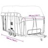 vidaXL Κάλυψη οροφής τροχόσπιτου Γκρι 500x300 cm Μη υφασμένο ύφασμα