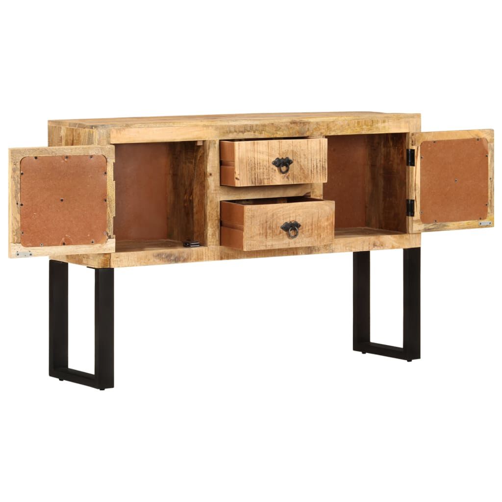 vidaXL Κονσόλα 110 x 30 x 74 εκ. από Ακατέργαστο Ξύλο Μάνγκο